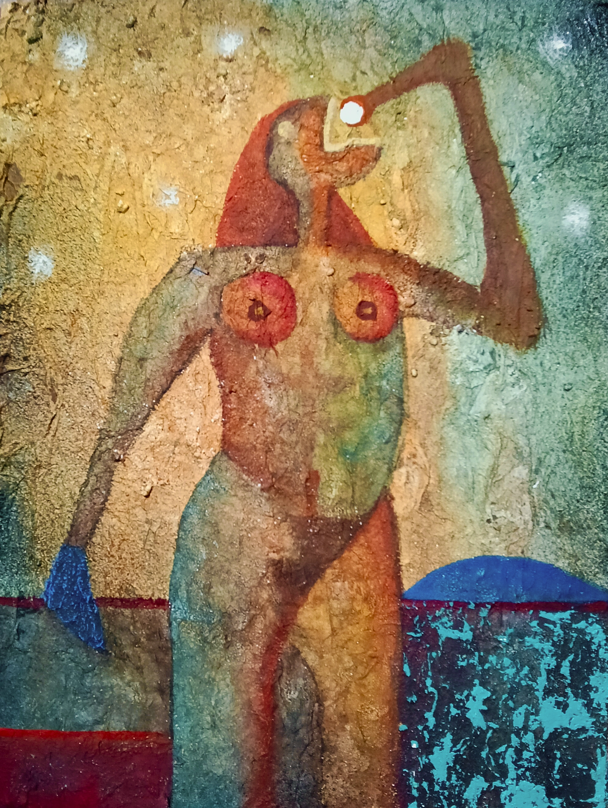 "MUJER HÍBRIDA DEVORANDO A MARTE"